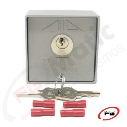 Key selector in aluminium