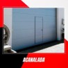 40 mm ribbed sectional garage door - Customizable