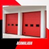 40 mm ribbed sectional garage door - Customizable