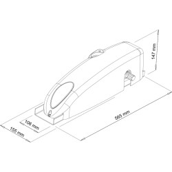 (KIT) BASIC - Motor para puerta basculante contrapesada