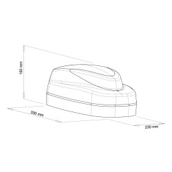 Motor for sectional and tilting door