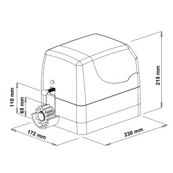 (KIT) Motor corredera - VDS GEKO 400K | 230V