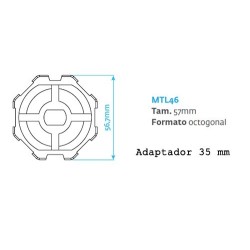 Mechanical Tubular Motor for awnings and blinds - 35 mm 10 Nm 20 Kg