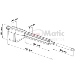 KIT VDS EGO - Motor for two-leaf swing door