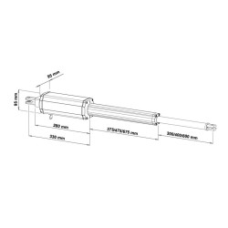 KIT VDS PM1 - Motor for one-leaf swing door