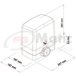 Sliding door motor - Carrera 800