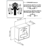 Key selector for automatic doors